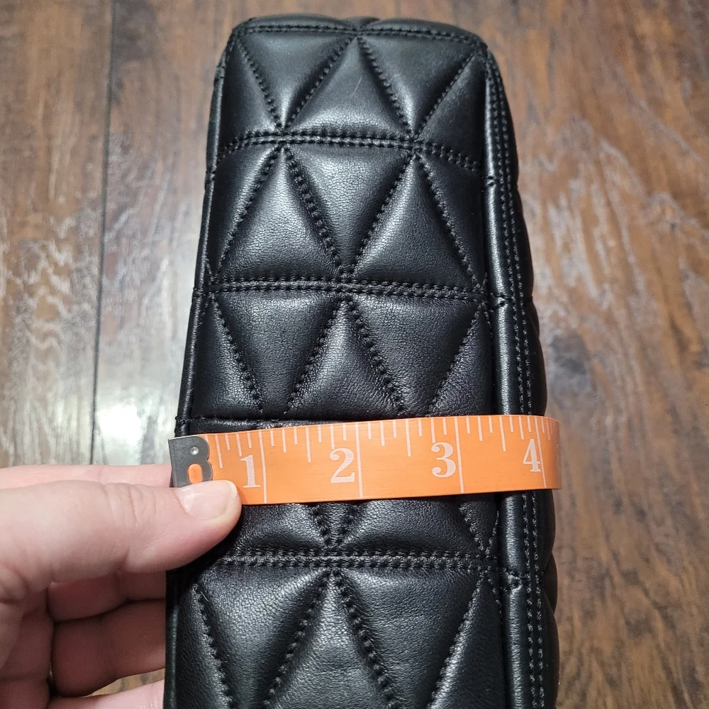 Michael Kors Black Leather Quilted Sloan Bag